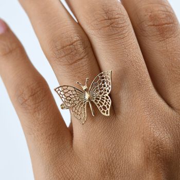 Schmetterlingsring in 317 Gold