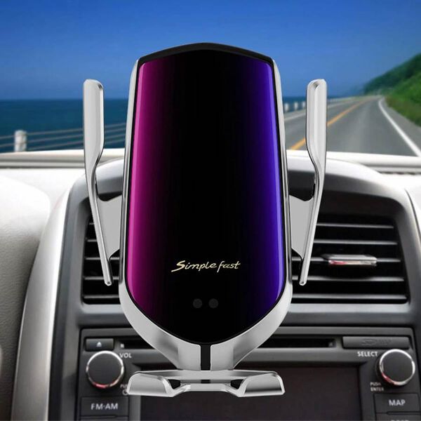 Handyhalterung kabelloses Ladeger&auml;t, Silber image number 4