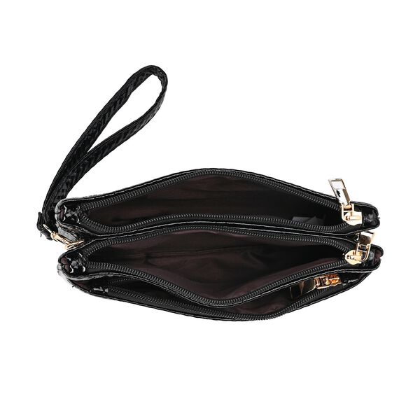 Stylische Sling Crossbody Tasche, Silber image number 6