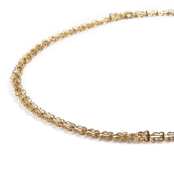 Halskette, ca. 60+5 cm in 316L Edelstahl , goldfarben image number 3