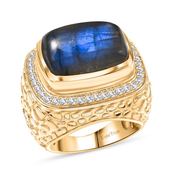 Labradorit und Zirkon Ring - 14,70 ct. image number 4