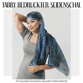 Geschmeidiger Luxuri&ouml;ser 100% Seidenschal, Gr&ouml;&szlig;e: 49 x 160 cm, t&uuml;rkis