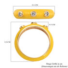 Diamant Ring 925 Silber vergoldet  ca. 0,10 ct image number 6