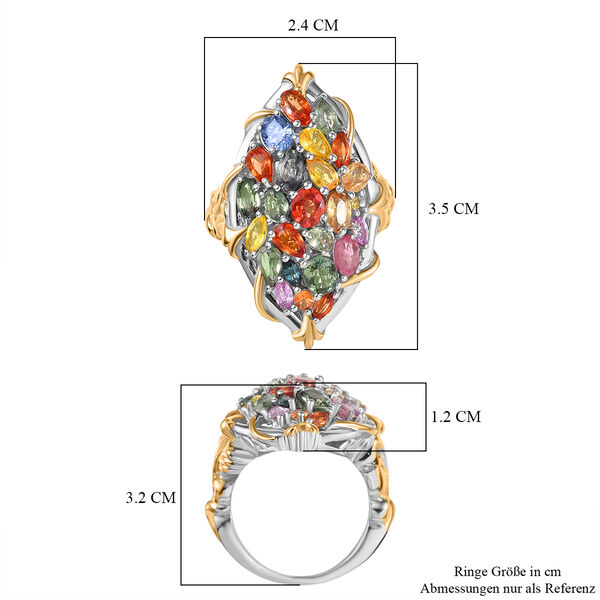 Multi Saphir Ring - 7,35 ct. image number 7