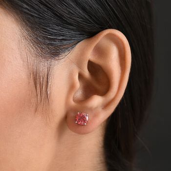 D'Joy rote Moissanit Ohrringe - 1,88 ct.