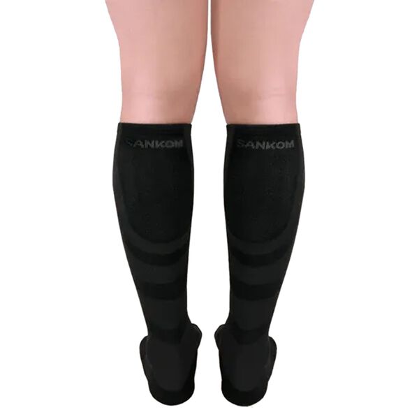 SANKOM Kompressionsstr&uuml;mpfe, L-XL, Schwarz, Gr&ouml;&szlig;e 42-46 image number 2