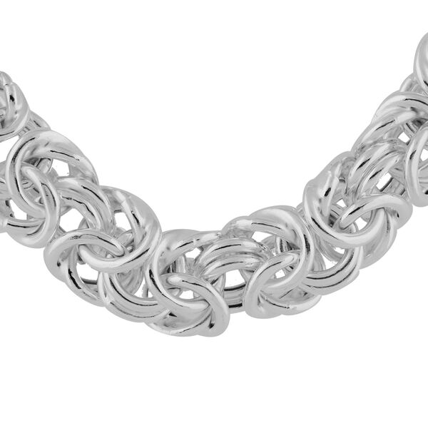 Italienische, gestufte K&ouml;nigskette, ca. 50 cm, 925 Silber ca. 23,60g image number 1