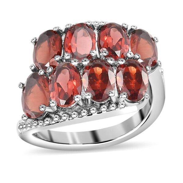 Roter Granat Ring Edelstahl, (Gr&ouml;&szlig;e 16.00), ca. 2.32 ct image number 4