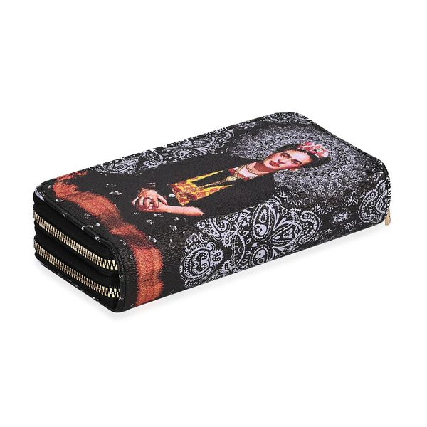 Frieda Kahlo Brieftasche mit doppeltem Rei&szlig;verschluss und RFID-Schutz image number 11