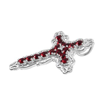 J Francis gefertigt mit SWAROVSKI- Siam Farbe Swarovski Kristall Anh&auml;nger