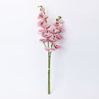 THE 5TH SEASON: Rosafarbene Schmetterlingsorchideen mit Vase, Kunstblumen, Größe: 28x15x43 cm image number 2