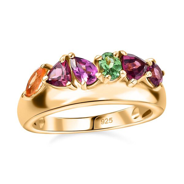 Multi-Garnet-Ring - 1,43 ct. image number 4