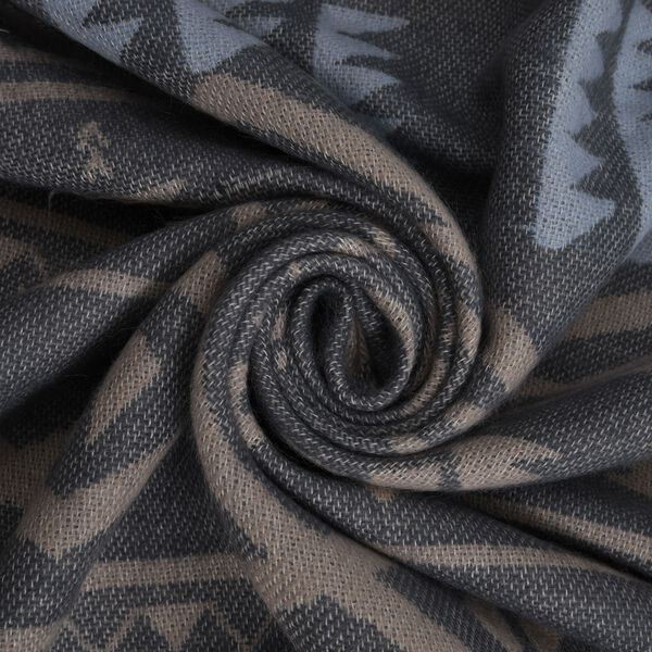 Schal mit Fransen, gewebt, Gr&ouml;&szlig;e 65x190+2 cm, beige image number 5