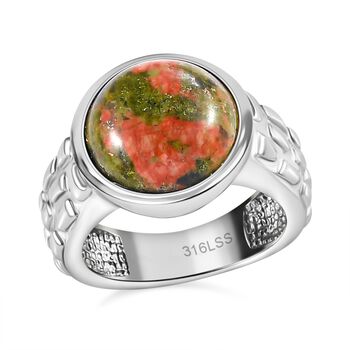 Unakite Ring -  5,69 ct.