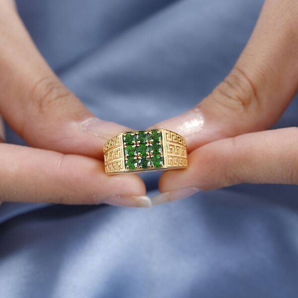 Nat&uuml;rlicher Chromdiopsid-Ring - 1,23 ct. image number 2