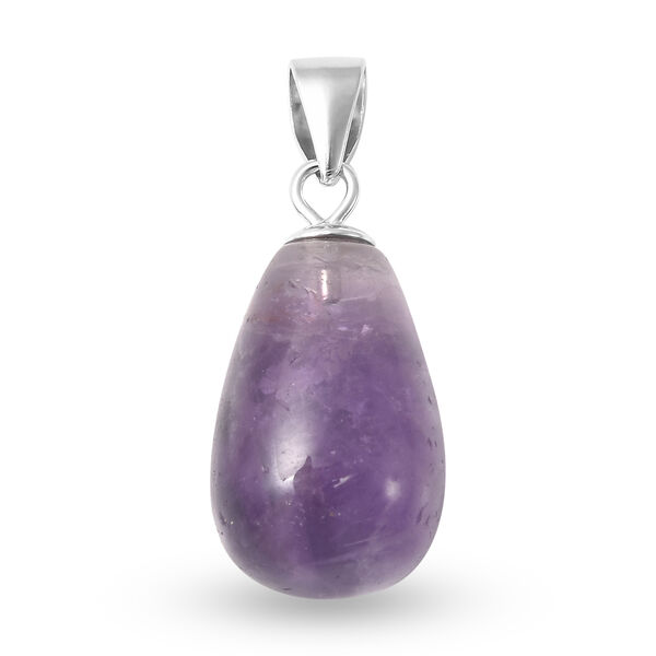 Zweifarbiger Amethyst Anh&auml;nger 925 Silber rhodiniert ca. 11,00 ct