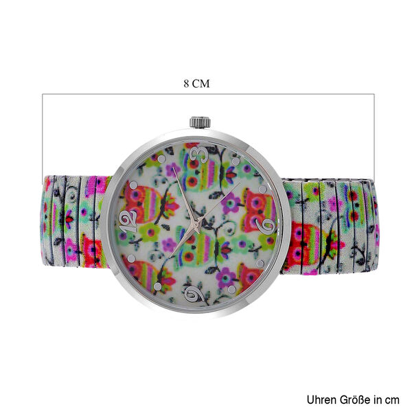 STRADA Armbanduhr &ndash; Eulen-Design, Japanisches Uhrwerk, Wasserresistent image number 8