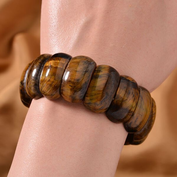 Tigerauge Armband, ca. 367,40 ct. image number 3