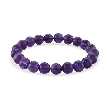 Afrikanischer Amethyst Armband Flexibles (ca.18-19 cm) ca. 110,00 ct.