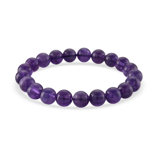 Afrikanischer Amethyst Armband Flexibles (ca.18-19 cm) ca. 110,00 ct.