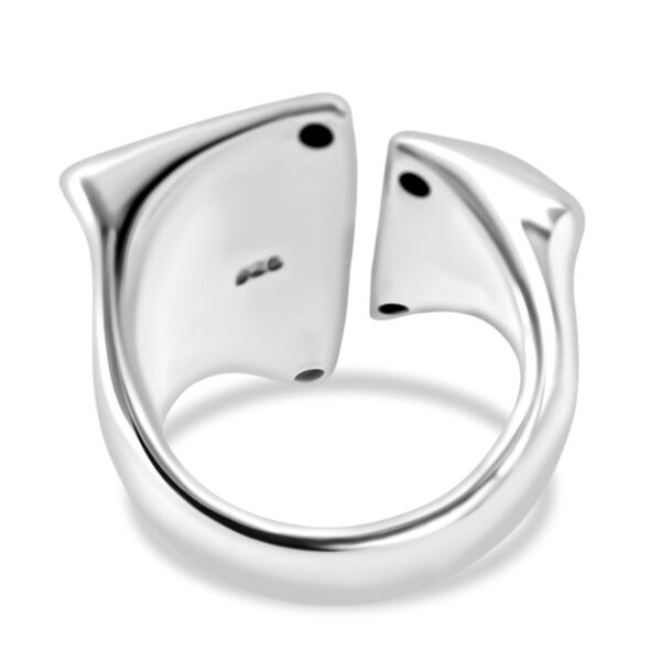 Statement-Ring, geometrisches Dreiecks-Design, 925 Silber, (Gr&ouml;&szlig;e 17.00) image number 5