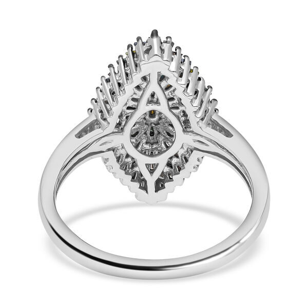 Nat&uuml;rlicher mehrfarbiger Diamant-Ring - 1 ct. image number 5