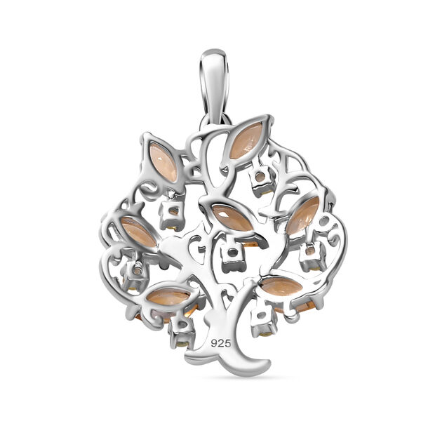 Citrin und Peridot Anhänger - 1,09 ct. image number 3