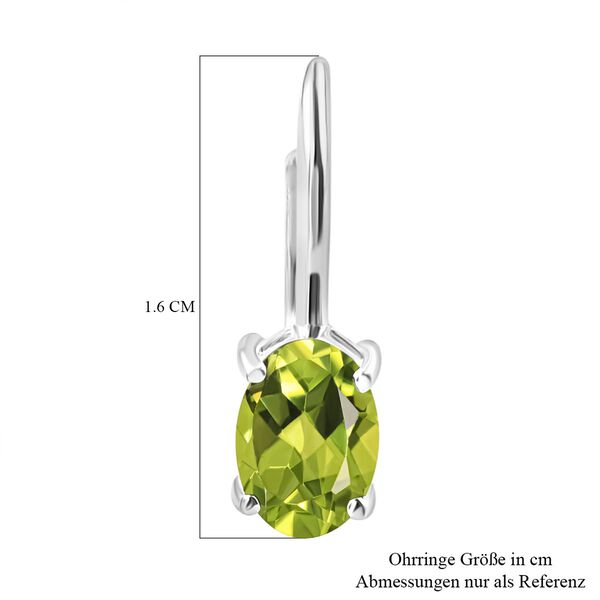 Nat&uuml;rliche Peridot-Ohrh&auml;nger - 1,64 ct. image number 5