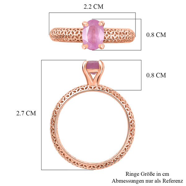 D'Joy Ilakaka rosa Saphir Ring - 1,21 ct. image number 6