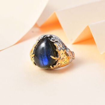 AAA Labradorit Ring - 11,87 ct.