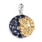 D'Joy Iolit Anhänger 925 Silber Rhodiniert und 750 Gelbgold Vermeil ca. 3,97 ct.