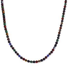 Mehrfarbiger Achat Halskette ca. Flexibles cm ca. 80.00 ct