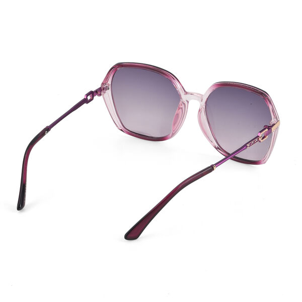 LA MAREY Sonnenbrille UV400 mit polarisierten Gl&auml;sern leichter Rahmen 14,5 x 15 cm Lila image number 5