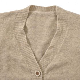 LA MAREY - Strickjacke mit Kn&ouml;pfen, beige