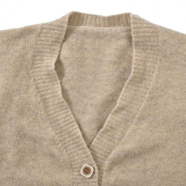 LA MAREY - Strickjacke mit Kn&ouml;pfen, beige image number 2