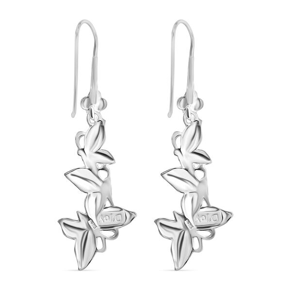 D'Joy Royal Bali - 925 Silber Ohrringe, Schmetterling image number 3