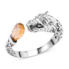 Royal Bali - Citrin Ring 925 Silber (Größe 16.00) ca. 1.70 ct