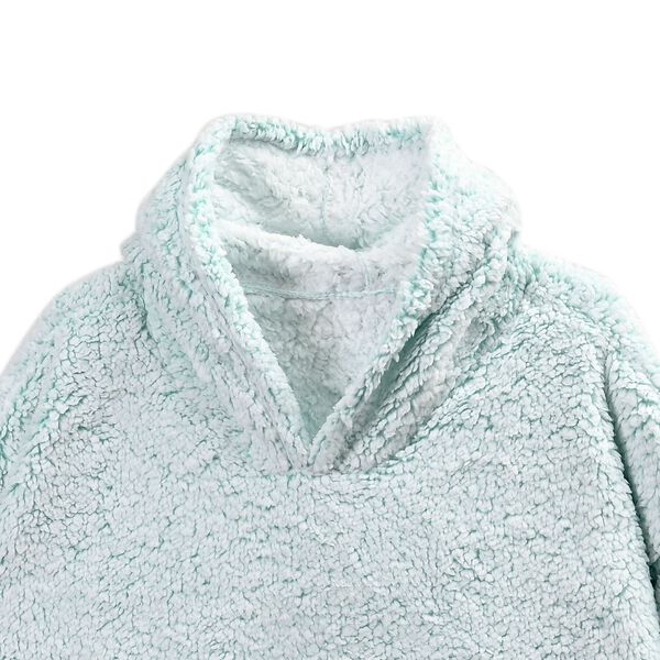 Kuscheliger Sherpa-Hoodie, Einheitsgr&ouml;&szlig;e, hellblau image number 3