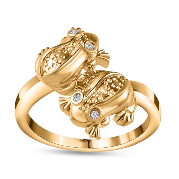 GP Italian Garden Kollektion - Diamant und Kanchanaburi blauer Saphir-Ring image number 4