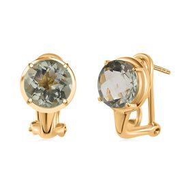 AA Ouro Verde-Quarz Ohrringe - 5,10 ct.