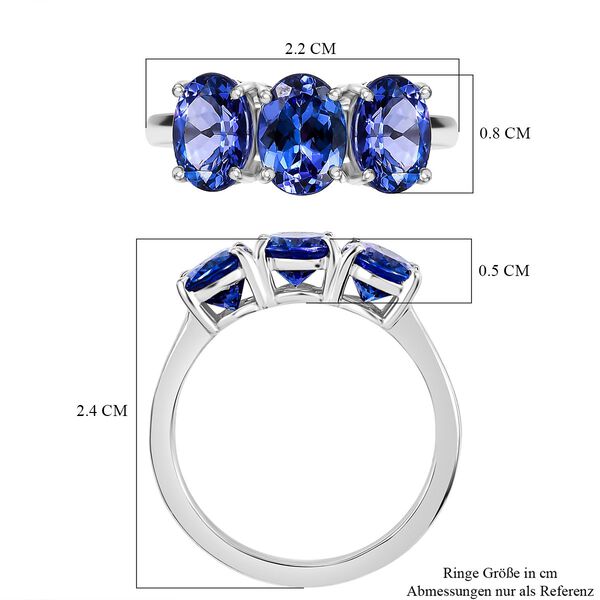 RHAPSODY AAAA Tansanit Ring in 950 Platin - 3,50 ct. image number 7