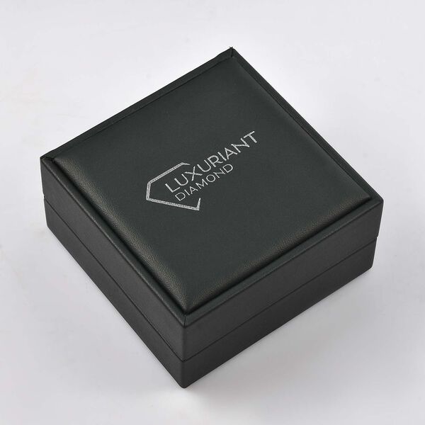 LUXURIANT VS-EF Labor Diamant Ring, 925 Silber 750 Gelbgold Vermeil - 0,50 ct. image number 10