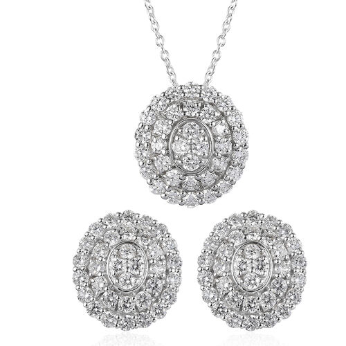 LUXURIANT DIAMOND- SI-GH Labor Diamant Schmuckset - 3 ct. image number 0