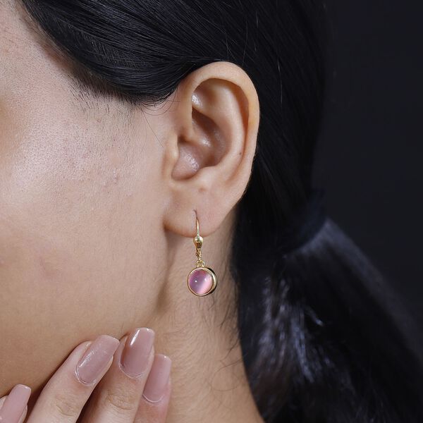 Flamingo Mondstein Ohrringe - 4,60 ct. image number 3