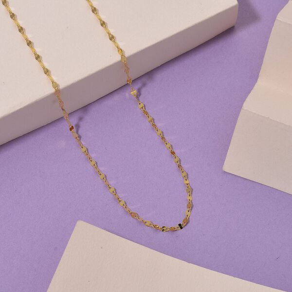 925 Silber vergoldet Kette ca. 45 cm image number 2