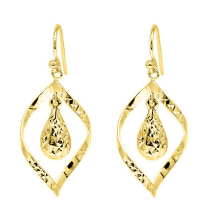 925 Silber vergoldet Ohrringe 2,50g