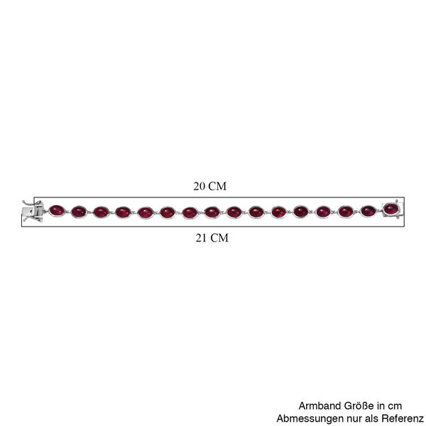 D'Joy AA afrikanisches Rubin 20cm Armband - 34,98 ct. image number 4