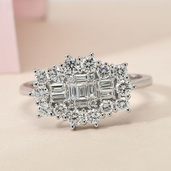 ILIANA IGI zertifizierter SI GH Diamant Ring in 750 Weißgold - 1 ct. image number 10