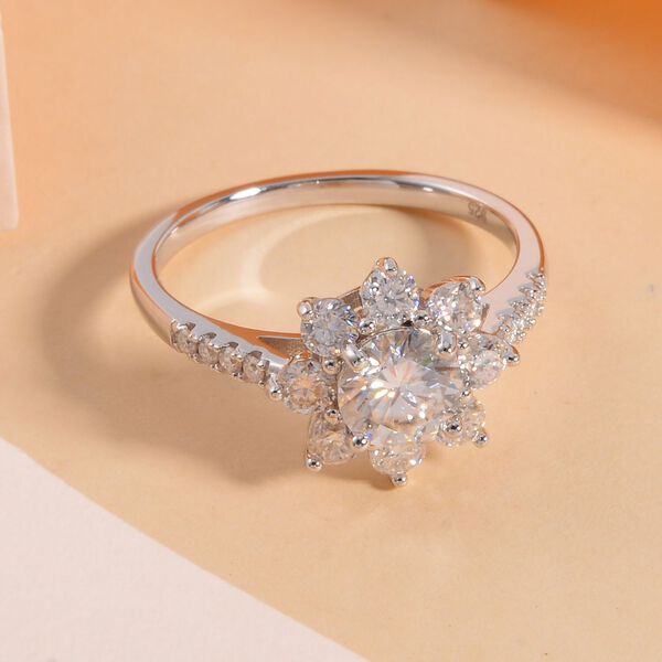 Moissanit Ring - 1,89 ct. image number 8