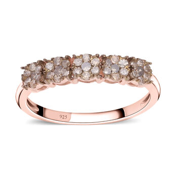 Nat&uuml;rlicher Champagner-Diamant-Ring  - 0,50 ct.